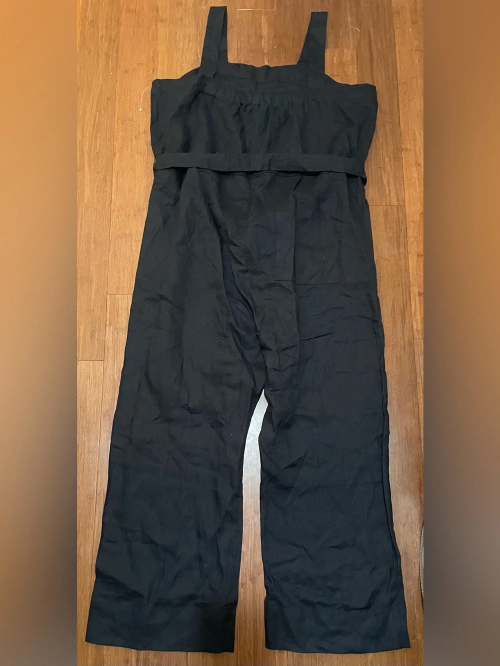 Quince overalls black
